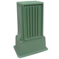 PPBNF1VG extra large green poly pillar